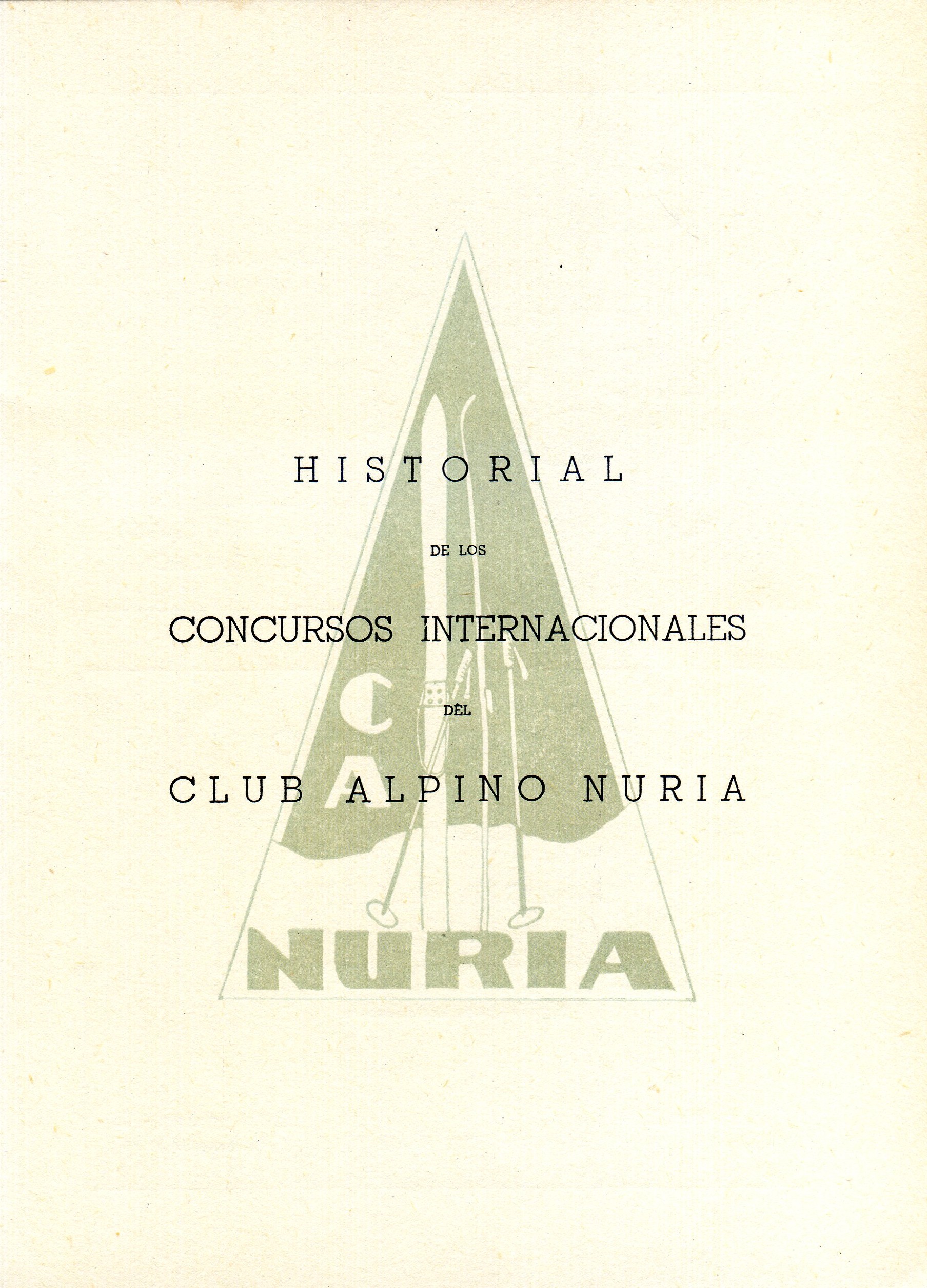 V Concurso Internacional del Club Alpino Núria : 24 - 31 Marzo 1954 - Miniatura 5